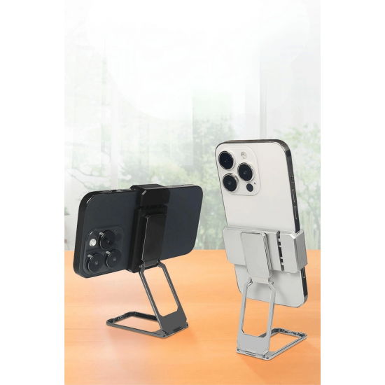 360 Derece Dönen Tüm Telefon Tipleri İle Uyumlu Metal Telefon Standı Braket ( Lisinya ) 360 Derece Dönen Tüm Telefon Tipleri İle Uyumlu Metal Telefon Standı Braket ( Lisinya )