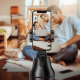 360° Hareket Algılayıcı Sensörlü Akıllı Çekim Selfie Video Takip Tripodu ( Lisinya ) 360° Hareket Algılayıcı Sensörlü Akıllı Çekim Selfie Video Takip Tripodu ( Lisinya )