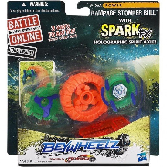 Hasbro Beywheelz W-06 A Rampage Stomper Bull Battler - 37358-A1749 (Lisinya) Hasbro Beywheelz W-06 A Rampage Stomper Bull Battler - 37358-A1749 (Lisinya)