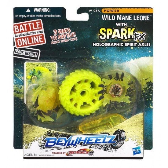 Hasbro Beyblade Beywheelz Battler W-05 A Wild Mane Leone - 37358-A1750 (Lisinya) Hasbro Beyblade Beywheelz Battler W-05 A Wild Mane Leone - 37358-A1750 (Lisinya)