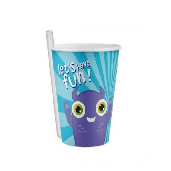 4 Adet Kendinden Pipetli Bardak 400 Ml 4 Adet Kendinden Pipetli Bardak 400 Ml