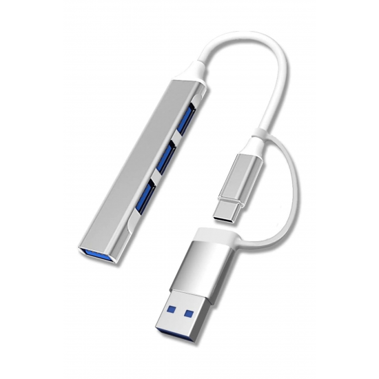4 Port'lu Bağlantı İstasyonu Ultra İnce Usb Bölücü Type-c Tipi Çoklu Arayüz Adaptörü Multi Usb Çoklayıcı ( Lisinya ) 4 Port'lu Bağlantı İstasyonu Ultra İnce Usb Bölücü Type-c Tipi Çoklu Arayüz Adaptörü Multi Usb Çoklayıcı ( Lisinya )