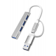 4 Port'lu Bağlantı İstasyonu Ultra İnce Usb Bölücü Type-c Tipi Çoklu Arayüz Adaptörü Multi Usb Çoklayıcı ( Lisinya ) 4 Port'lu Bağlantı İstasyonu Ultra İnce Usb Bölücü Type-c Tipi Çoklu Arayüz Adaptörü Multi Usb Çoklayıcı ( Lisinya )