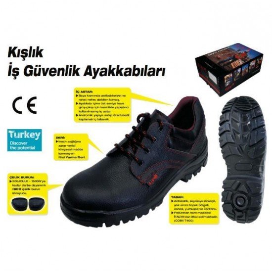 414 Çelik Blu İş Ayakkabısı S2 43 Numara 414 Çelik Blu İş Ayakkabısı S2 43 Numara