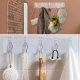 5'li Güçlü Yapışkanlı Şeffaf Duvar Askısı Banyo Mutfak Düzenleyici Pratik Askılık ( Lisinya ) 5'li Güçlü Yapışkanlı Şeffaf Duvar Askısı Banyo Mutfak Düzenleyici Pratik Askılık ( Lisinya )