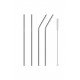 5 Parça Metal Pipet - Paslanmaz Çevre Dostu Metal Pipet Fırça Seti 5 Parça Metal Pipet - Paslanmaz Çevre Dostu Metal Pipet Fırça Seti