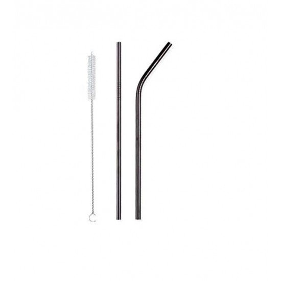 5 Parça Metal Pipet - Paslanmaz Çevre Dostu Metal Pipet Fırça Seti 5 Parça Metal Pipet - Paslanmaz Çevre Dostu Metal Pipet Fırça Seti