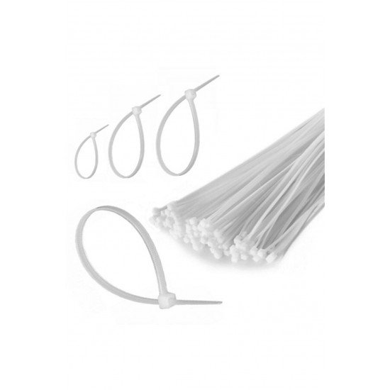 50 Adet Plastik Cırt Kelepçe Kablo Bağı Kablo Düzenleyici-4.8 X 380 MM 50 Adet Plastik Cırt Kelepçe Kablo Bağı Kablo Düzenleyici-4.8 X 380 MM