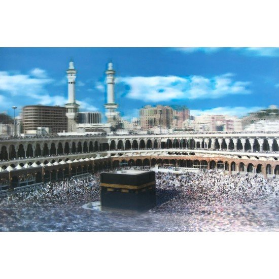 3 Boyutlu Ekstra Çözünürlüğe Sahip Kabe Resmi Mekke Tablosu 40x60 cm 3 Boyutlu Ekstra Çözünürlüğe Sahip Kabe Resmi Mekke Tablosu 40x60 cm