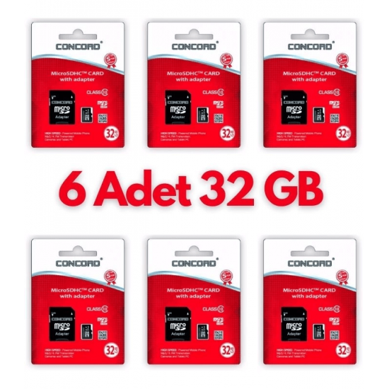 6 Adet Ultrahız 32gb Micro Sd Hafıza Kartı: Yüksek Performans Ve Geniş Depolama Kapasitesi ( Lisinya ) 6 Adet Ultrahız 32gb Micro Sd Hafıza Kartı: Yüksek Performans Ve Geniş Depolama Kapasitesi ( Lisinya )