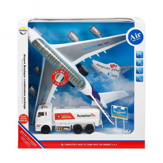 747-30 - UÇAK SETI ARACLI ISIK/SES KUTULU (Lisinya) 747-30 - UÇAK SETI ARACLI ISIK/SES KUTULU (Lisinya)