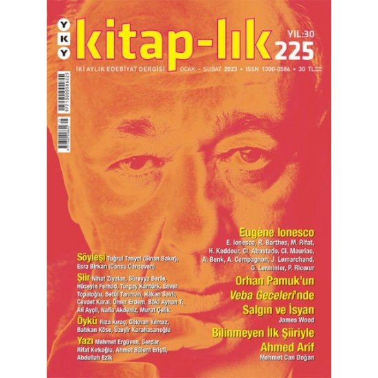 -lık Sayı 225 Eugène Ionesco Tiyatrosu -lık Sayı 225 Eugène Ionesco Tiyatrosu