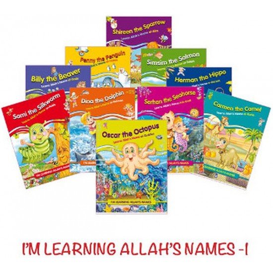 Allahın İsimlerini Öğreniyorum - 1 (10 Set İngilizce) Allahın İsimlerini Öğreniyorum - 1 (10 Set İngilizce)