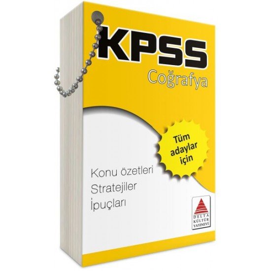 Delta Kültür KPSS Coğrafya Strateji Kartları Delta Kültür KPSS Coğrafya Strateji Kartları