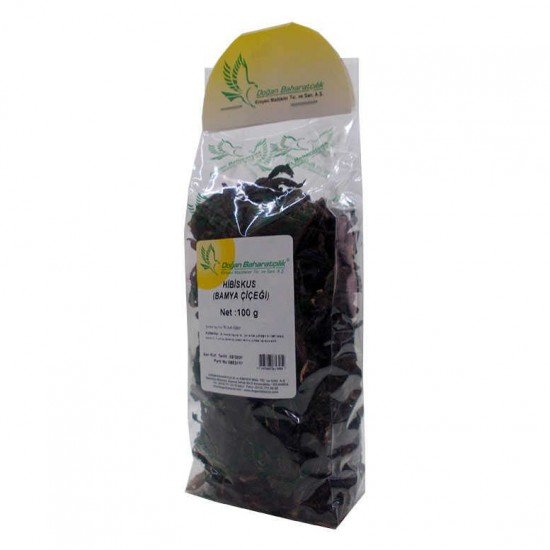 Afrika Bamya Çiçeği Hibiskus Mekke Gülü Doğal 100 Gr Paket Afrika Bamya Çiçeği Hibiskus Mekke Gülü Doğal 100 Gr Paket