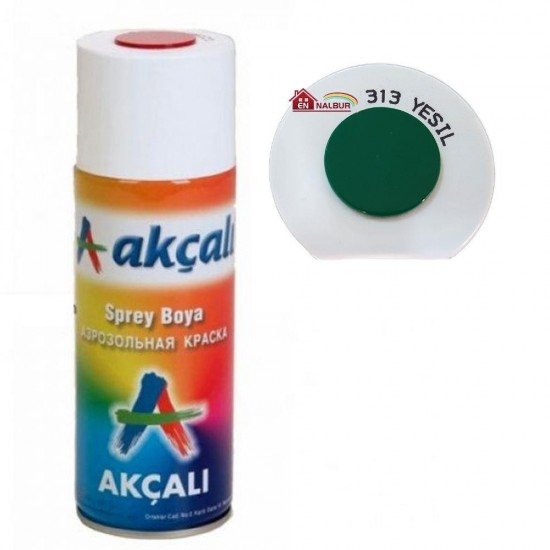 Akçalı Sprey Boya 400 ml 313 Yeşil Akçalı Sprey Boya 400 ml 313 Yeşil