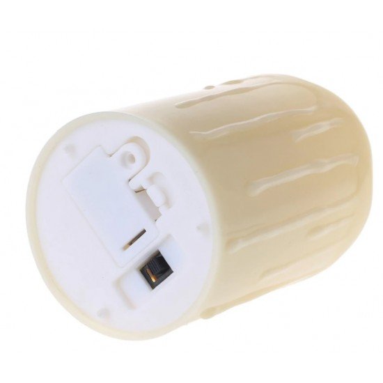 Alevli Led Mum Hareketli Alev Görünümlü Dekoratif Mum - 9Cm Alevli Led Mum Hareketli Alev Görünümlü Dekoratif Mum - 9Cm