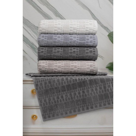 Jakarlı 4´lü 50x90 El Havlusu Lissome