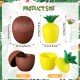 Ananas & Hindistan Cevizi Tasarımlı Pipetli Bardak Seti (6 Adet) Ananas & Hindistan Cevizi Tasarımlı Pipetli Bardak Seti (6 Adet)