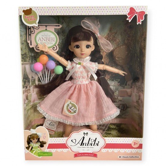 Anbibi Premium Bebek Hareketli Aksesuarlı - WX197-1-PEMBE (Lisinya) Anbibi Premium Bebek Hareketli Aksesuarlı - WX197-1-PEMBE (Lisinya)