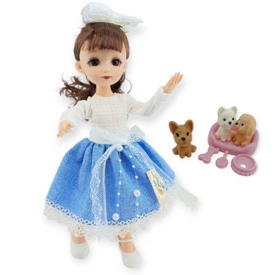 Anbibi Premium Bebek Hareketli Aksesuarlı - WX197-1-MAVİ (Lisinya) Anbibi Premium Bebek Hareketli Aksesuarlı - WX197-1-MAVİ (Lisinya)