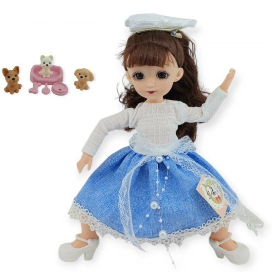 Anbibi Premium Bebek Hareketli Aksesuarlı - WX197-1-MAVİ (Lisinya) Anbibi Premium Bebek Hareketli Aksesuarlı - WX197-1-MAVİ (Lisinya)