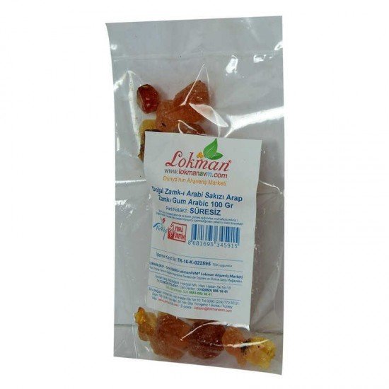 Arap Zamkı Zamk-ı Arabi Sakızı Doğal Gum Arabic 100 Gr Paket Arap Zamkı Zamk-ı Arabi Sakızı Doğal Gum Arabic 100 Gr Paket