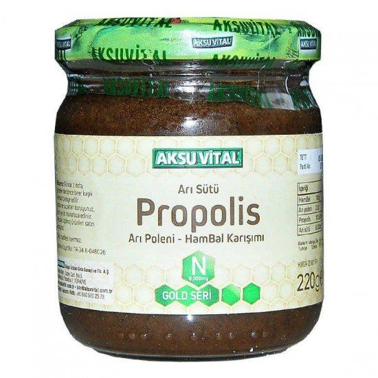 Arı Sütü Propolis Polen Bal Karışımı 220 Gr Arı Sütü Propolis Polen Bal Karışımı 220 Gr
