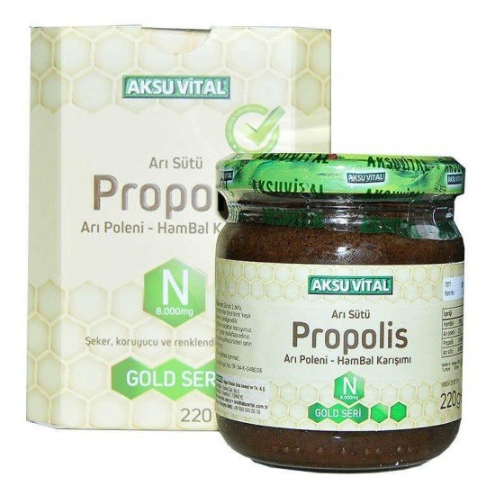 Arı Sütü Propolis Polen Bal Karışımı 220 Gr Arı Sütü Propolis Polen Bal Karışımı 220 Gr