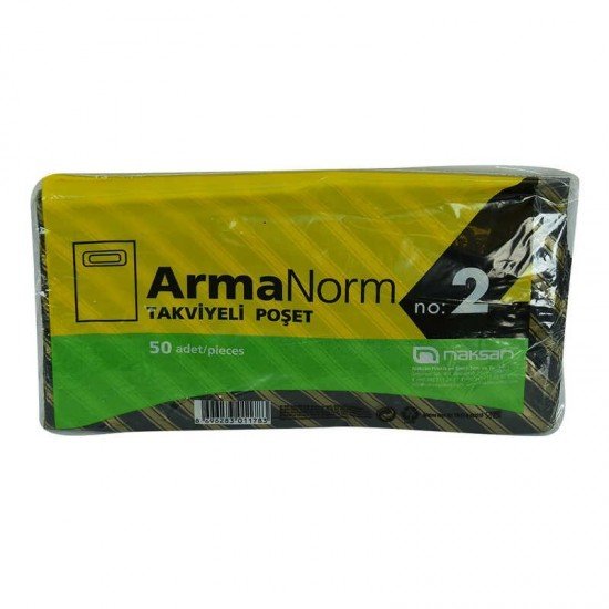 ArmaNorm Takviyeli Çanta Poşet Karma Desen Renk 35X25 50 Adet No:2 ArmaNorm Takviyeli Çanta Poşet Karma Desen Renk 35X25 50 Adet No:2