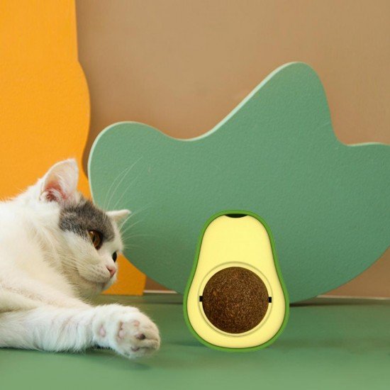 Avokado Dönen Kedi Nanesi Cat Oyun Topu Doğal Kedi Oyuncağı Avokado Dönen Kedi Nanesi Cat Oyun Topu Doğal Kedi Oyuncağı