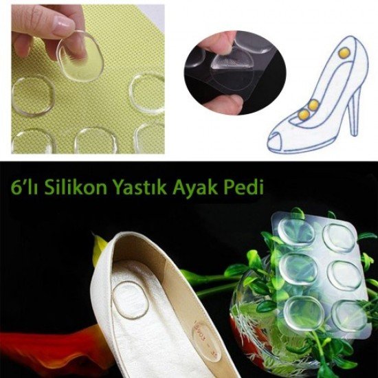 Ayak Nasır 6lı Ped - Ayak Vurma önleyici silikon ped Ayak Nasır 6lı Ped - Ayak Vurma önleyici silikon ped