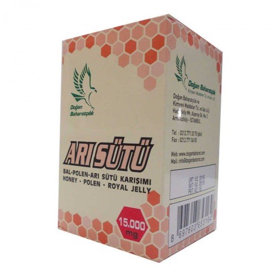 Bal Polen Arı Sütü Karışımı Süper Doz 15000 Mg Bal Polen Arı Sütü Karışımı Süper Doz 15000 Mg