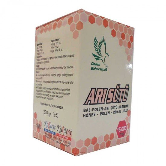 Bal Polen Arı Sütü Karışımı Süper Doz 15000 Mg Bal Polen Arı Sütü Karışımı Süper Doz 15000 Mg