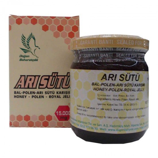 Bal Polen Arı Sütü Karışımı Süper Doz 15000 Mg Bal Polen Arı Sütü Karışımı Süper Doz 15000 Mg