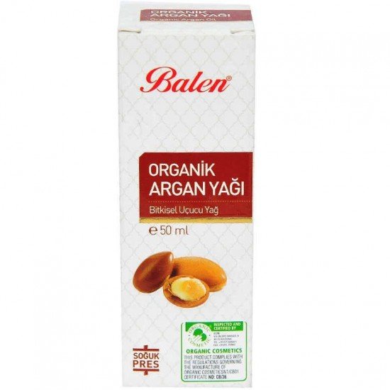 Argan Yağı Organik Soğuk Pres 50 ML Cam Şişe Argan Yağı Organik Soğuk Pres 50 ML Cam Şişe