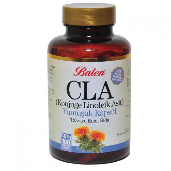 CLA Aspir Yağı (Konjuge Linoleik Asit) Yumuşak 100 Kapsül CLA Aspir Yağı (Konjuge Linoleik Asit) Yumuşak 100 Kapsül