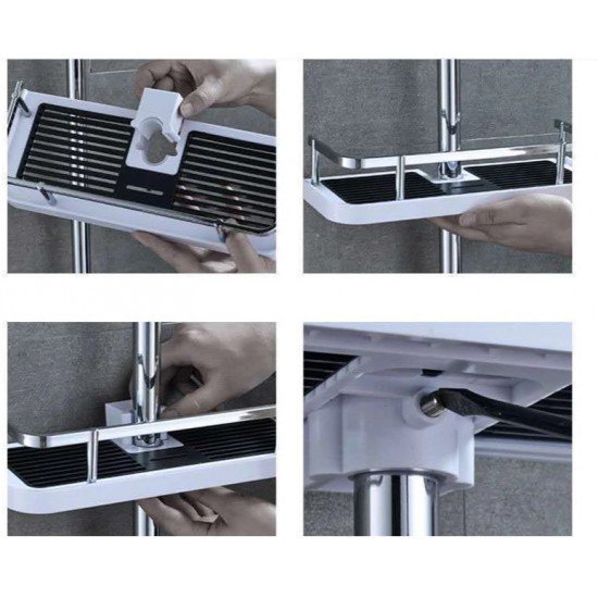 Banyo Duş Rafı Şampuanlık Sabunluk Organizer Banyo Duş Rafı Şampuanlık Sabunluk Organizer