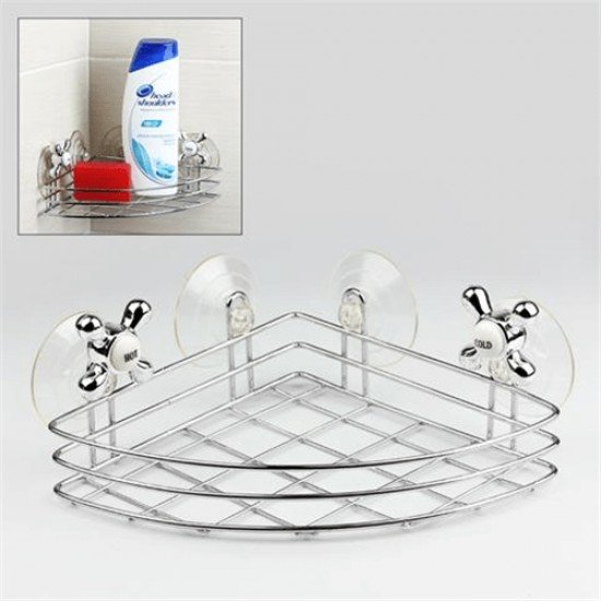 Banyo Organizeri - Çok Amaçlı Köşe Organizer Vantuzlu Banyo Organizeri - Çok Amaçlı Köşe Organizer Vantuzlu