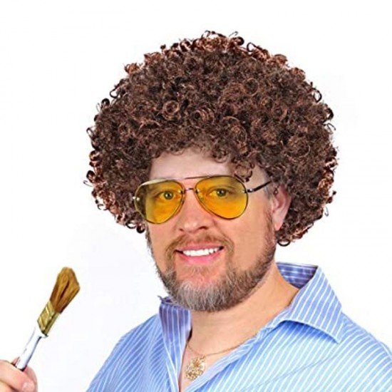 Bob Ross Bonus Peruk Kahverengi Renk 120 gr Bob Ross Bonus Peruk Kahverengi Renk 120 gr
