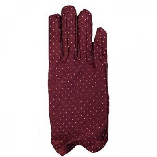 Bordo Renk Puanlı Çocuk Eldiveni Bordo Renk Puanlı Çocuk Eldiveni
