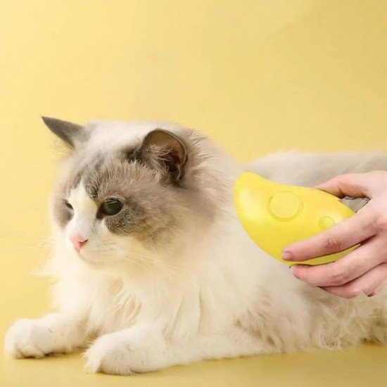 Buharlı Yumuşak Silikon Uçlu Kedi - Köpek Tüy Tarama Tarağı Yıkama Tımar Fırçası Buharlı Yumuşak Silikon Uçlu Kedi - Köpek Tüy Tarama Tarağı Yıkama Tımar Fırçası