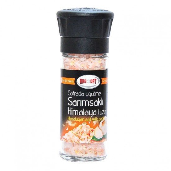 Cam Değirmenli Sarımsaklı Himalaya Granül Çakıl Doğal Kaya Tuzu 110 Gr Cam Değirmenli Sarımsaklı Himalaya Granül Çakıl Doğal Kaya Tuzu 110 Gr