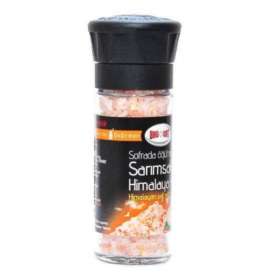 Cam Değirmenli Sarımsaklı Himalaya Granül Çakıl Doğal Kaya Tuzu 110 Gr Cam Değirmenli Sarımsaklı Himalaya Granül Çakıl Doğal Kaya Tuzu 110 Gr