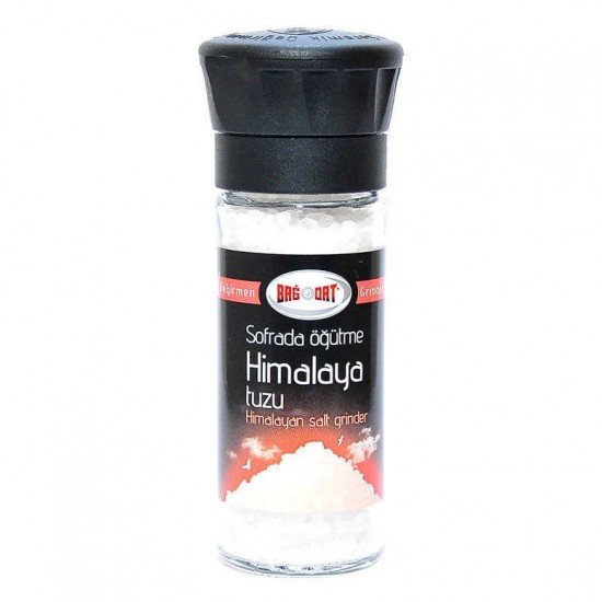 Cam Değirmenli Yemeklik Himalaya Granül Çakıl Doğal Kaya Tuzu 110 Gr
