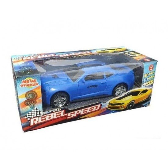 Çarp Dön Işıklı Sesli Camaro MAVİ - CMR-063 (Lisinya) Çarp Dön Işıklı Sesli Camaro MAVİ - CMR-063 (Lisinya)