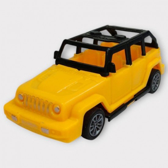 Çek Bırak Arabalar 10 Cm - Sarı Jeep (Lisinya) Çek Bırak Arabalar 10 Cm - Sarı Jeep (Lisinya)