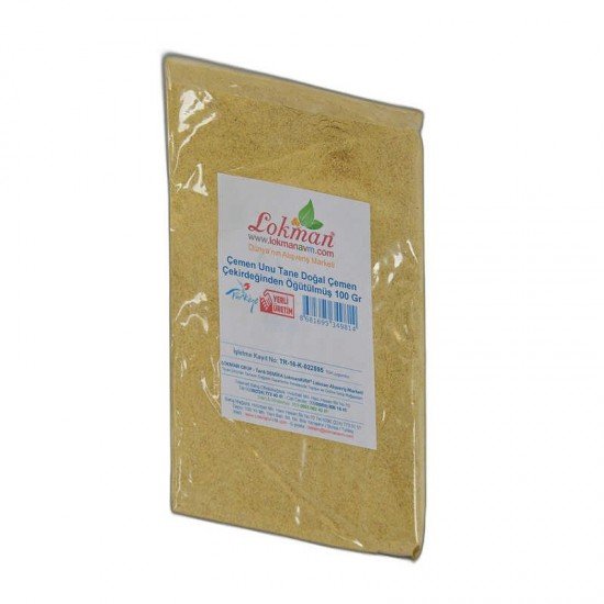 Çemen Unu Tane Doğal Çemen Çekirdeğinden Öğütülmüş 100 Gr Paket Çemen Unu Tane Doğal Çemen Çekirdeğinden Öğütülmüş 100 Gr Paket
