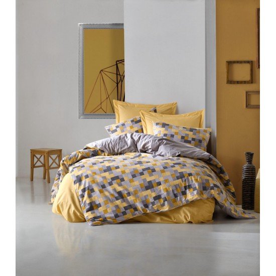 Çift Kişilik Minimal Nev Takımı Elon Sarı Çift Kişilik Minimal Nev Takımı Elon Sarı