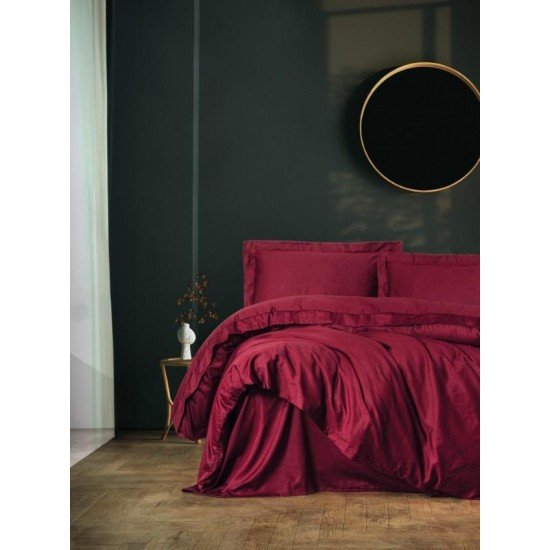 Tek Kişilik Saten Nev Takımı Elegante Bordo Tek Kişilik Saten Nev Takımı Elegante Bordo
